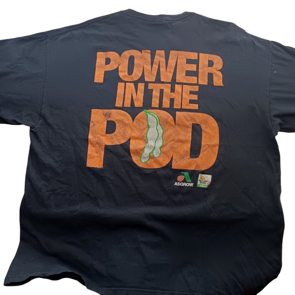 2XL Farmer Swag T-shirt Gildan Asgrow Power In The Pod Heavy Cotton